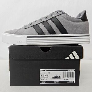 Adidas Daily 4.0 Casual Athletic Shoes IF4493‎ Gray Black White Men's Size 9.5